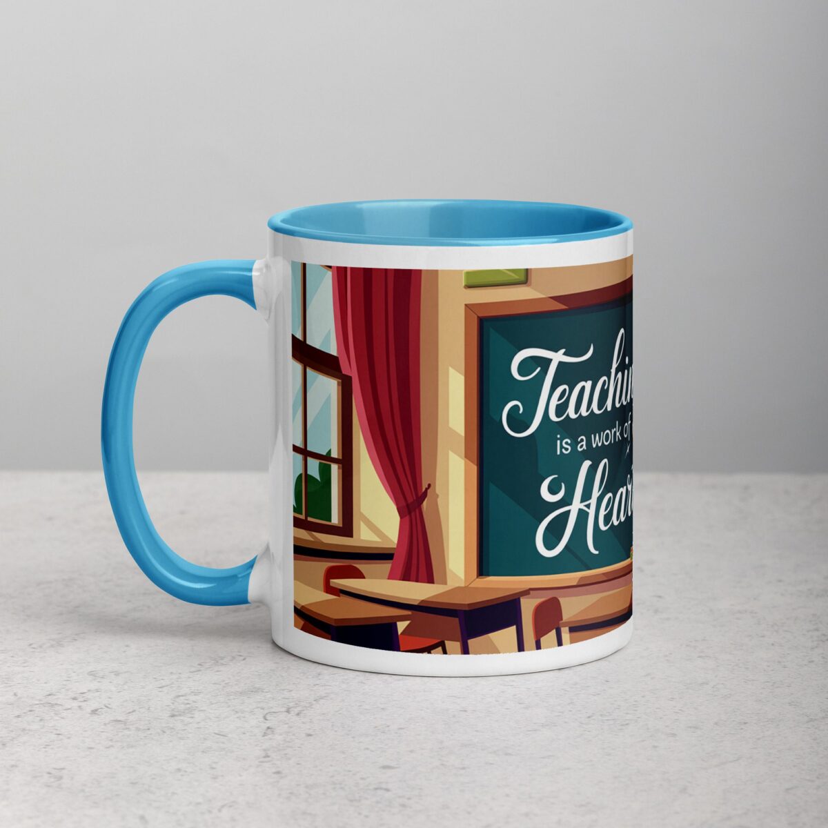 Teaching Is a Work of Heart Coffee Mug & Tea Cup - Image 14