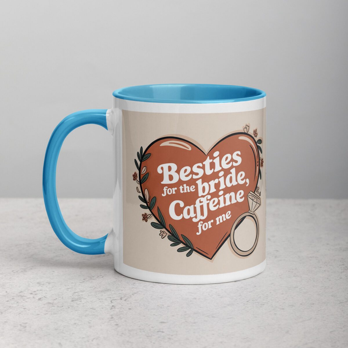 Besties for the Bride, Caffeine for Me Mug - Image 14