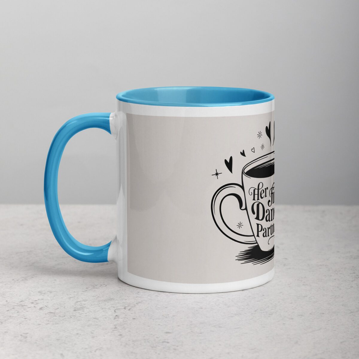 Her First Dance Partner Coffee Mug & Tea Cup - Image 14