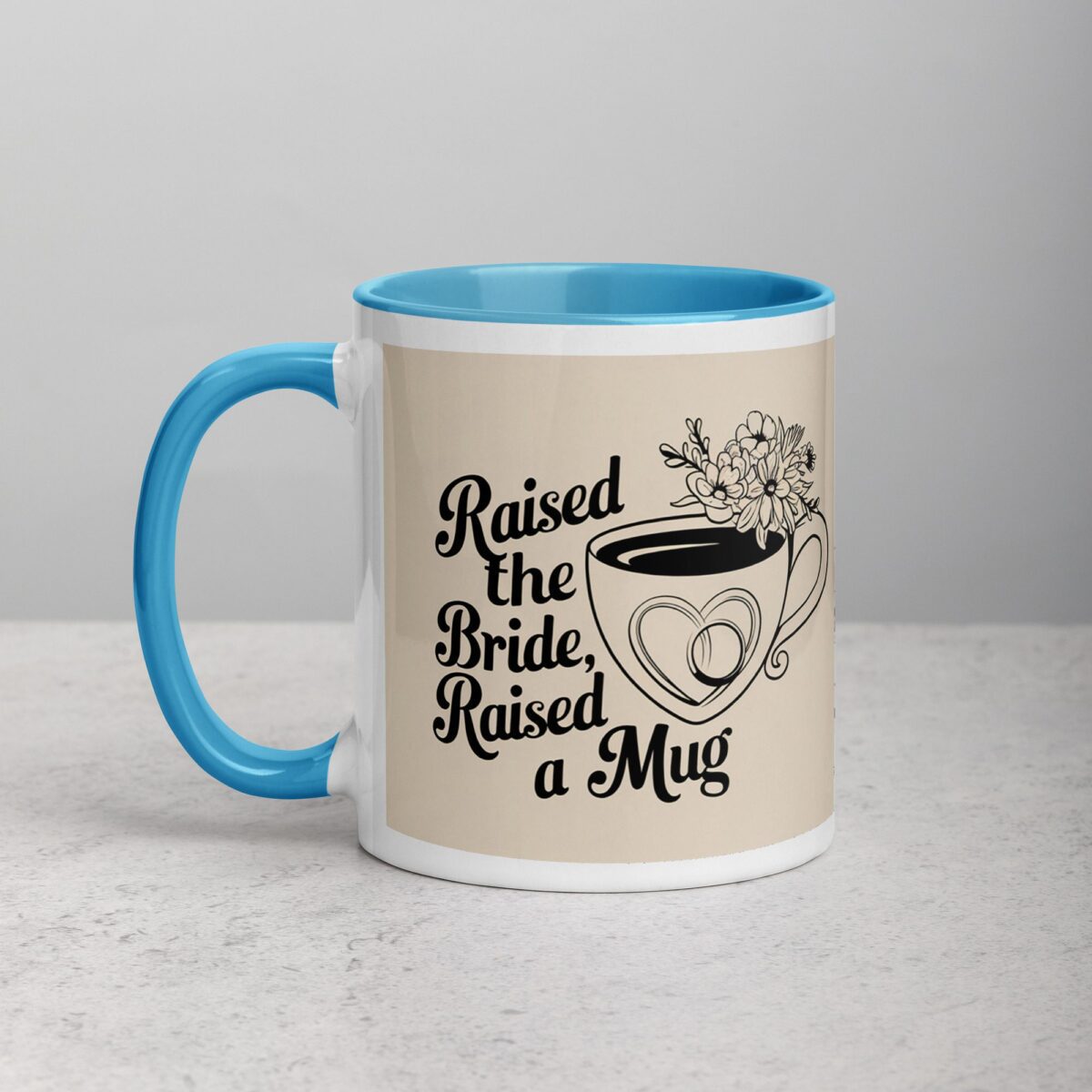 Raised the Bride, Raised a Mug Father of Bride Mug - Image 14