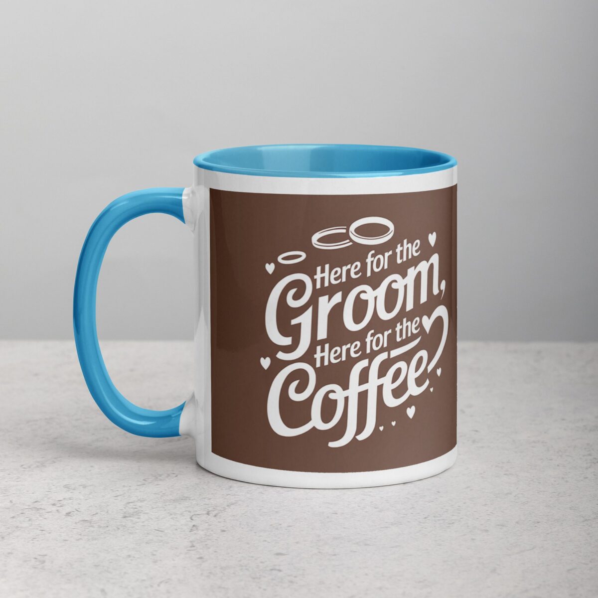 Here for the Groom, Here for the Coffee Wedding Mug - Image 14