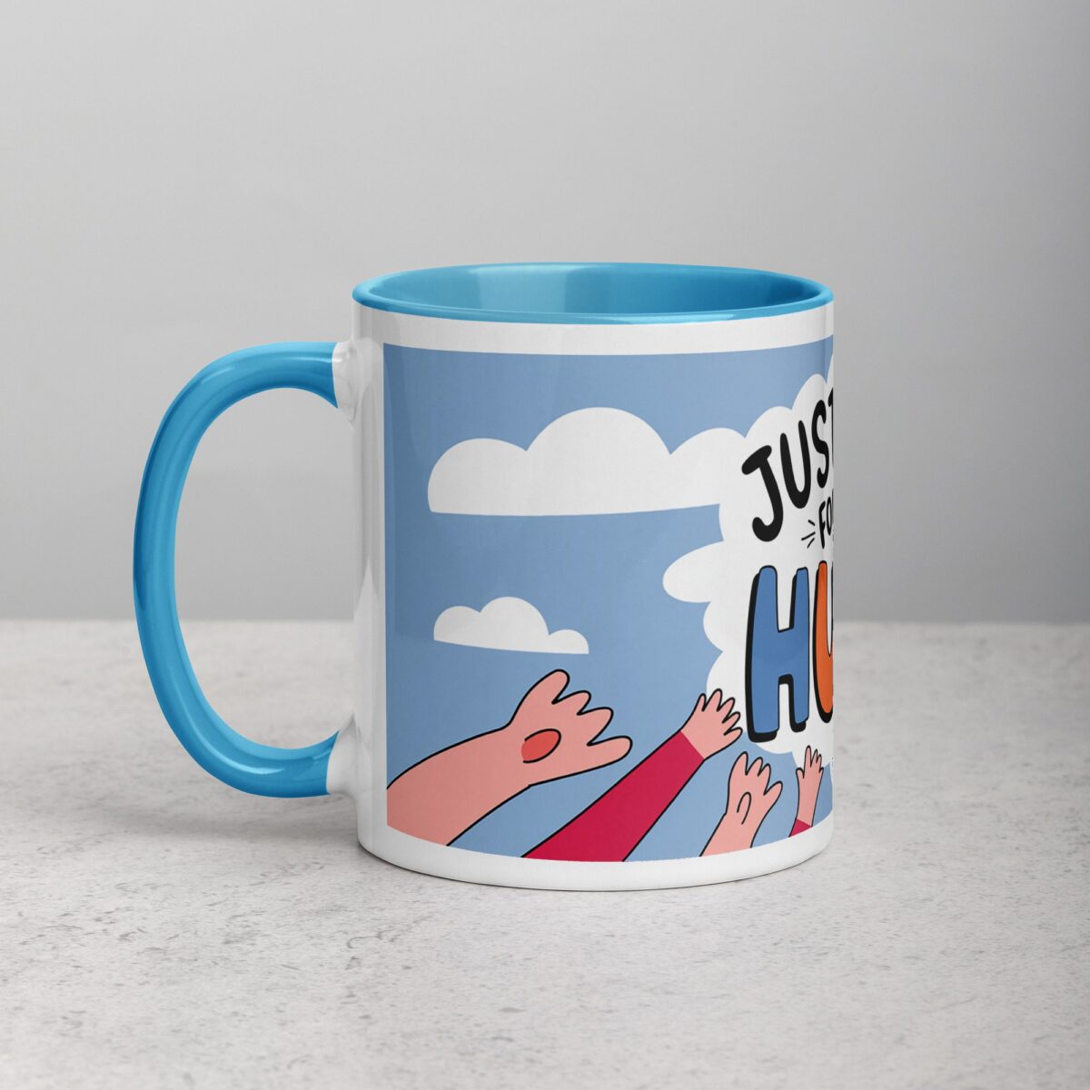 Just Here for the Hugs Coffee Mug - Image 14