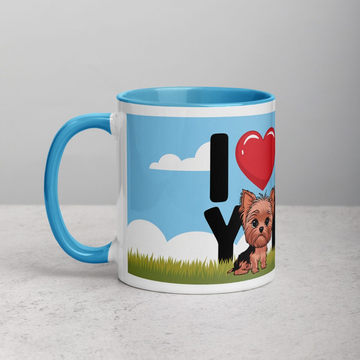 I ❤️ My Yorkie Coffee Mug & Tea Cup - Image 14