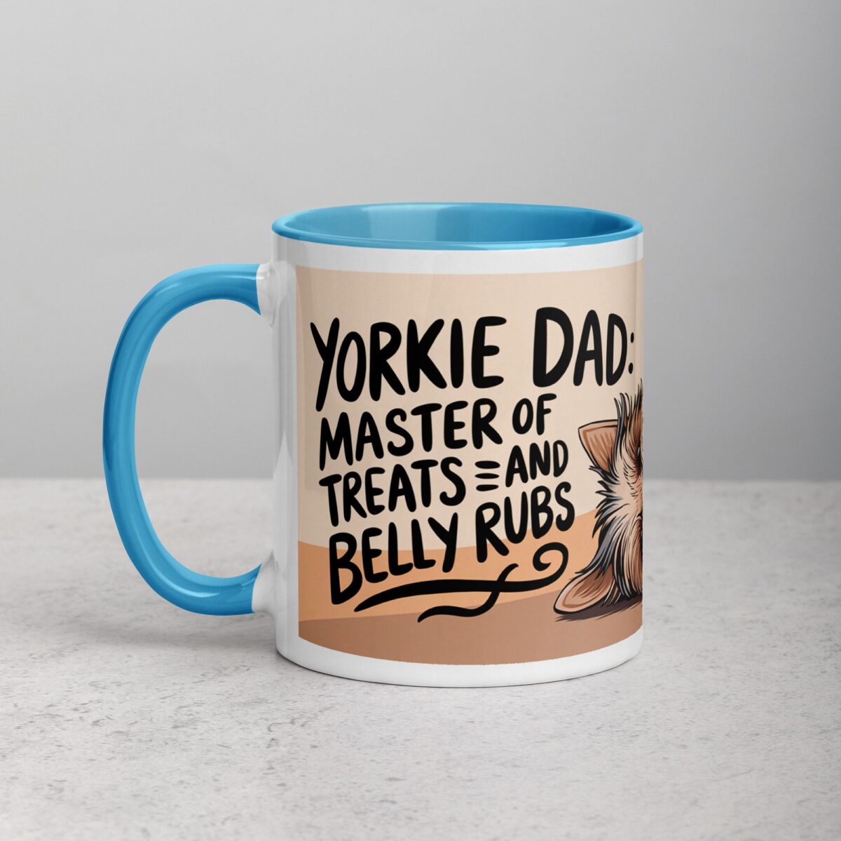 Yorkie Dad: Master of Treats and Belly Rubs Coffee Mug - Image 14