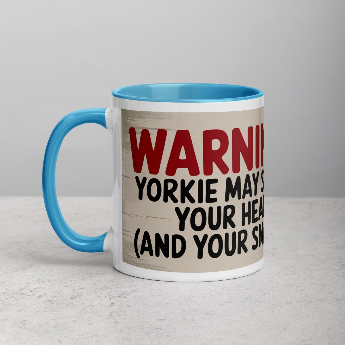 Warning: Yorkie May Steal Your Heart Coffee Mug - Image 15