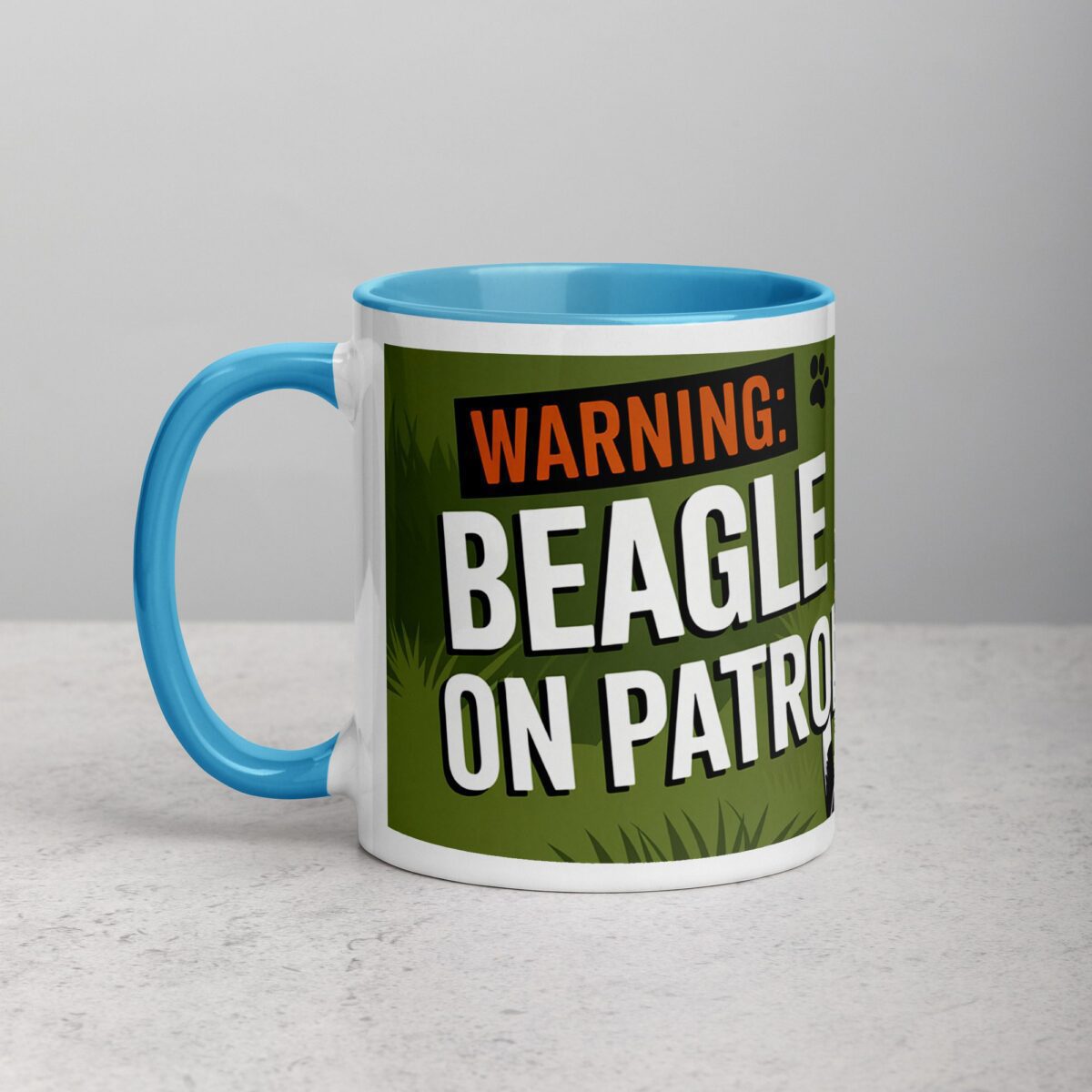 Warning: Beagle on Patrol Coffee Mug - Image 14
