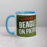 Warning: Beagle on Patrol Coffee Mug - Image 14