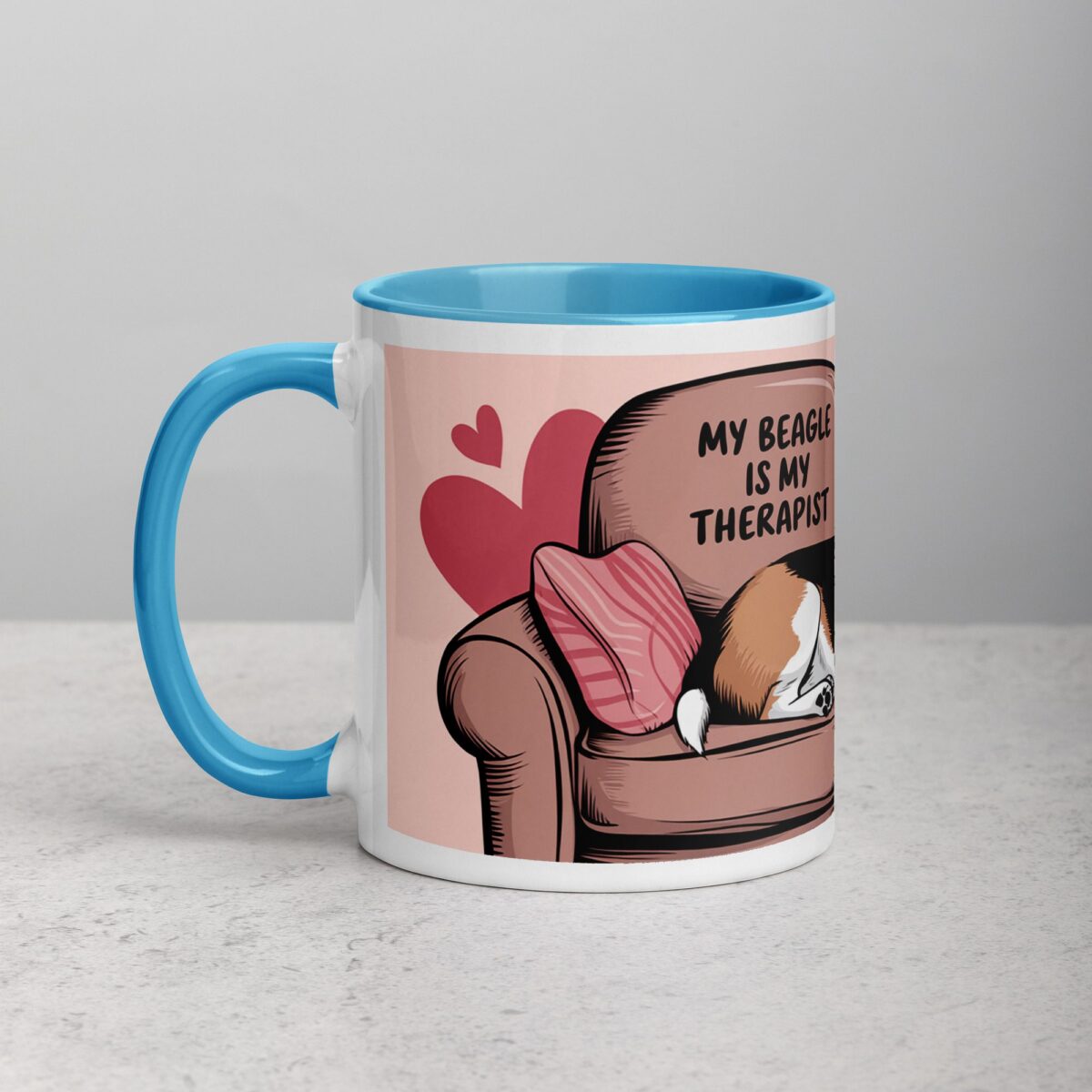 My Beagle Is My Therapist Coffee Mug & Tea Mug - Image 14