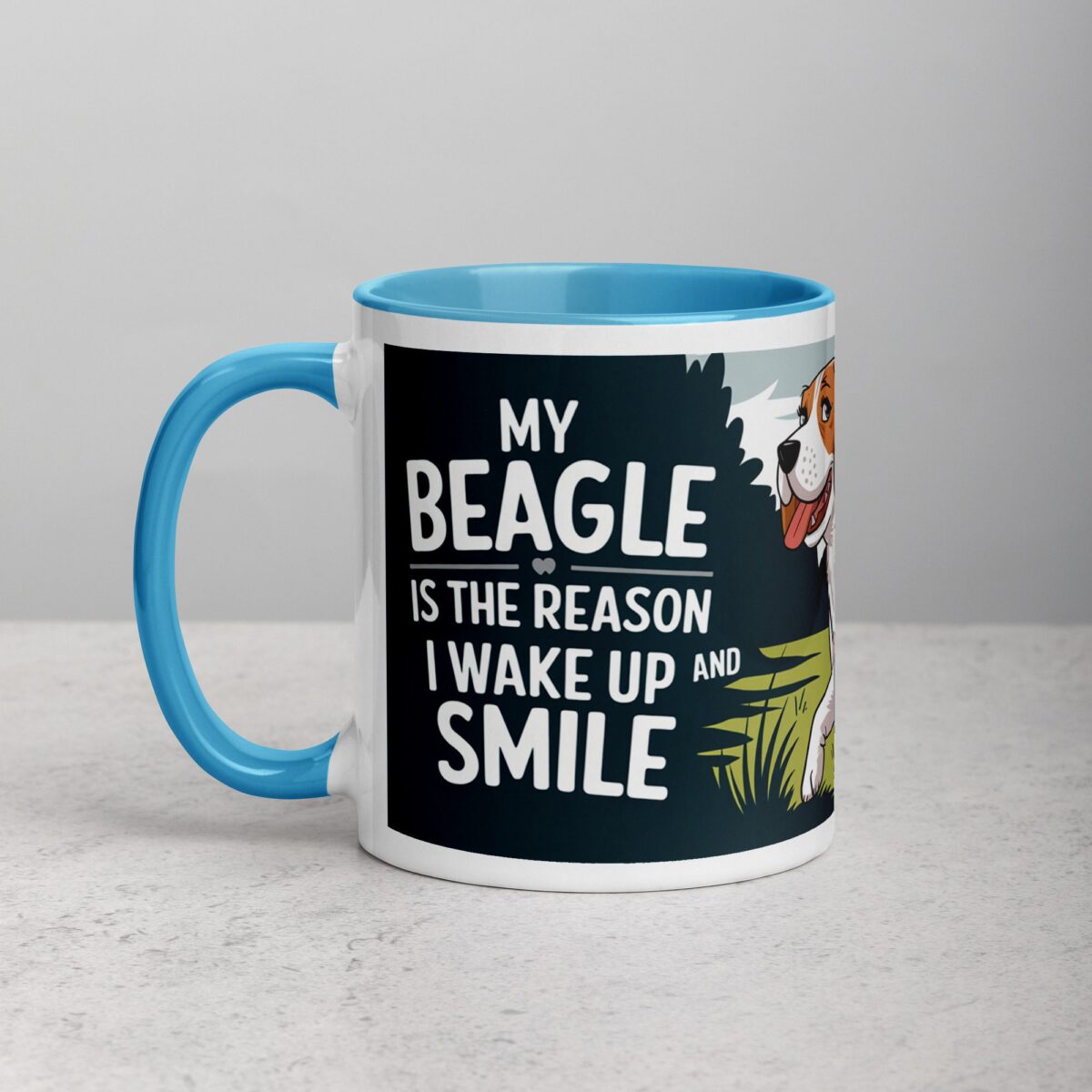 My Beagle Is the Reason I Wake Up (and Smile) Coffee Mug - Image 14