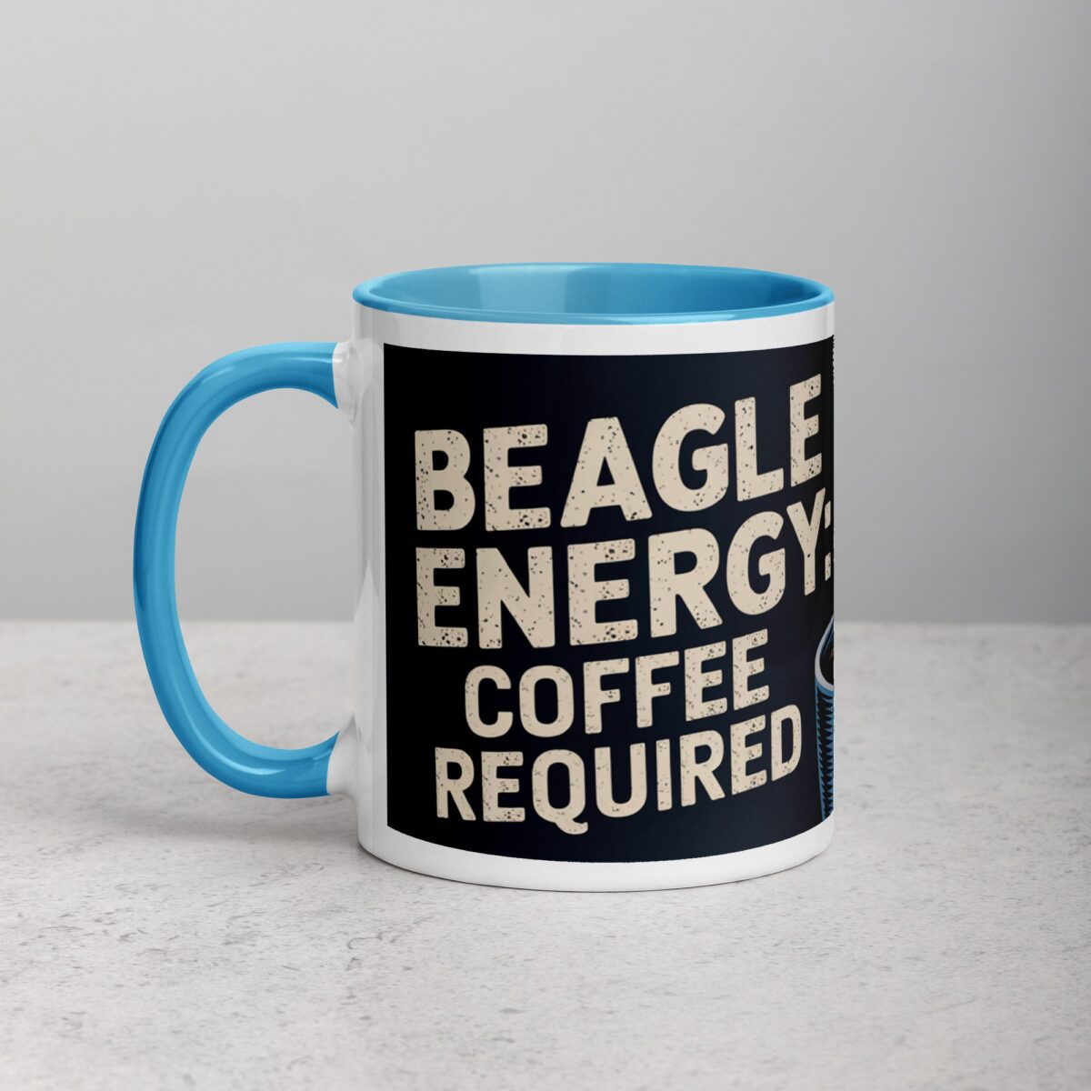 Beagle Energy: Coffee Required Mug - Image 14