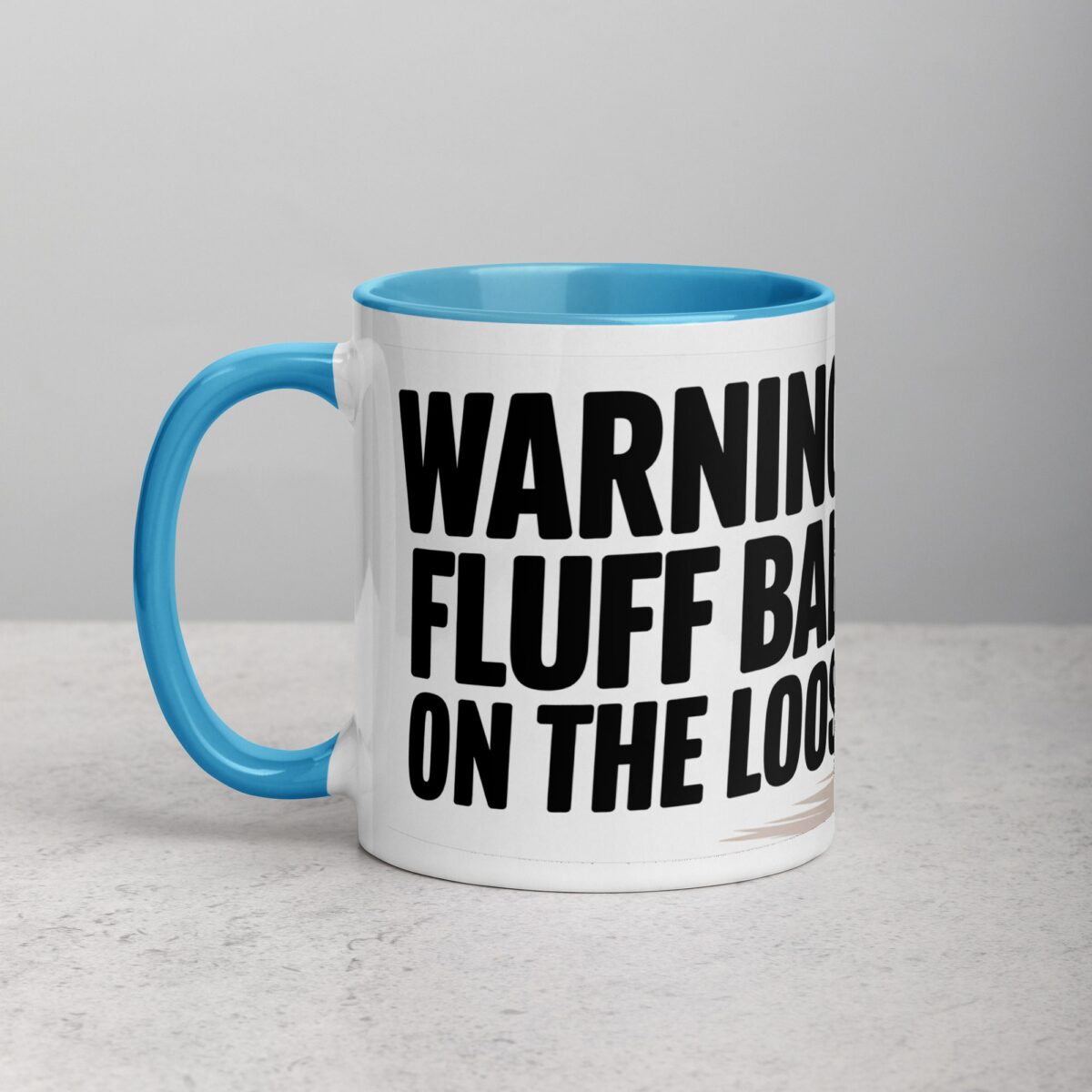 Warning: Fluff Ball on the Loose Coffee Mug - Image 14