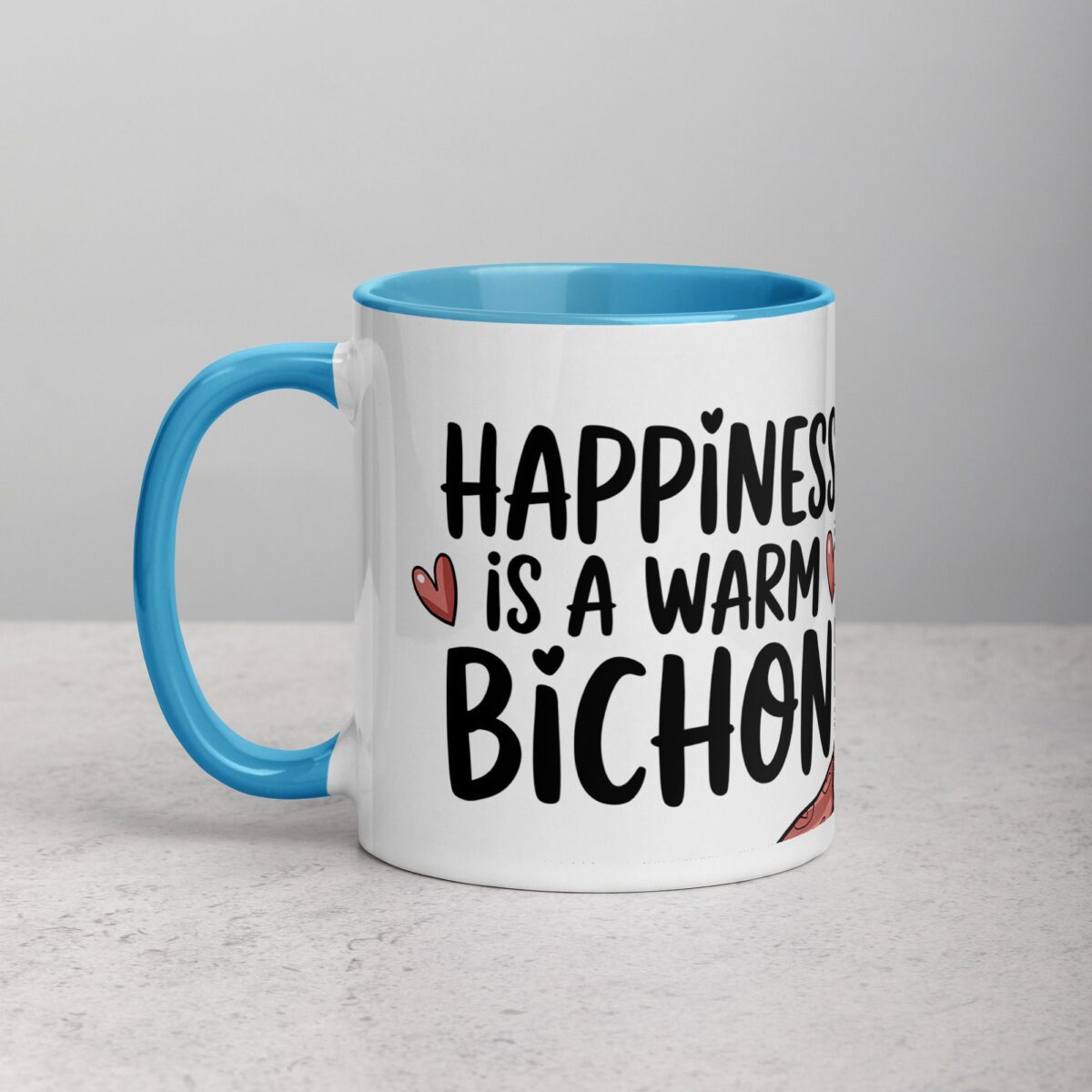 Happiness Is a Warm Bichon Coffee Mug & Tea Cup - Image 14