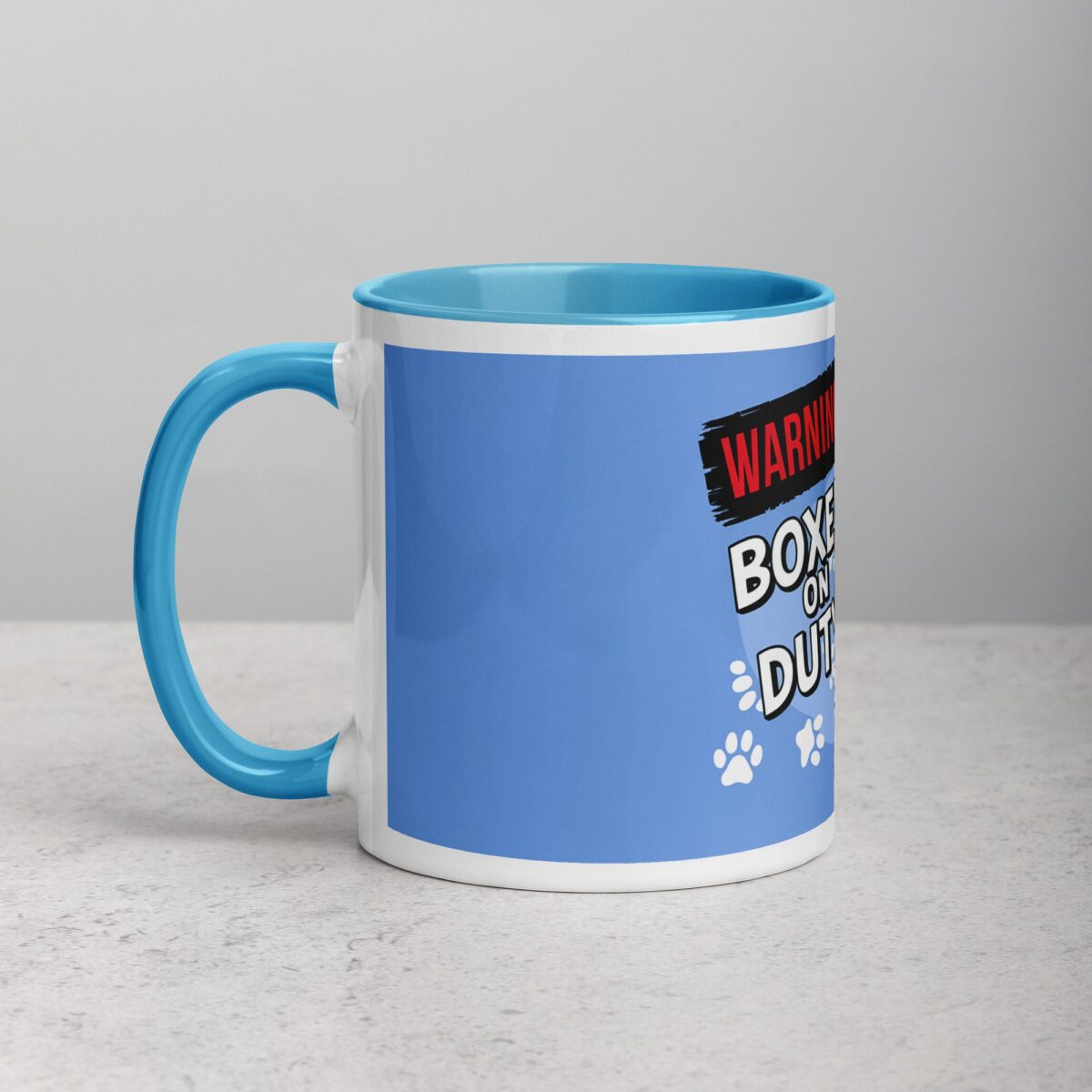 Warning: Boxer on Duty Coffee Mug - Image 14