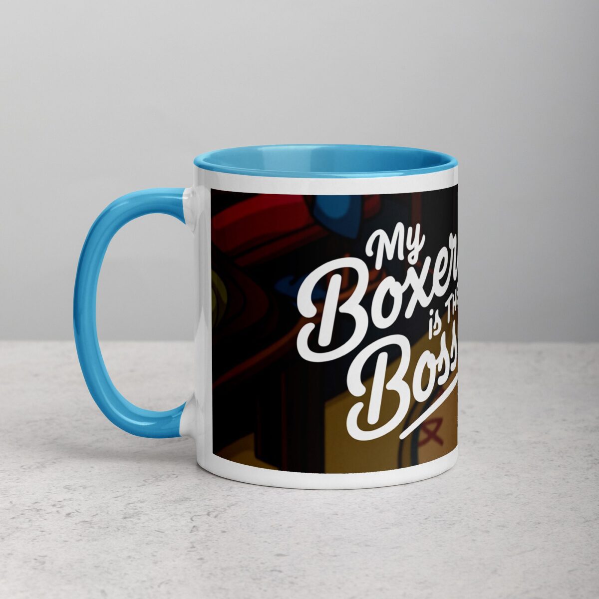 My Boxer Is the Boss Coffee Mug - Image 14
