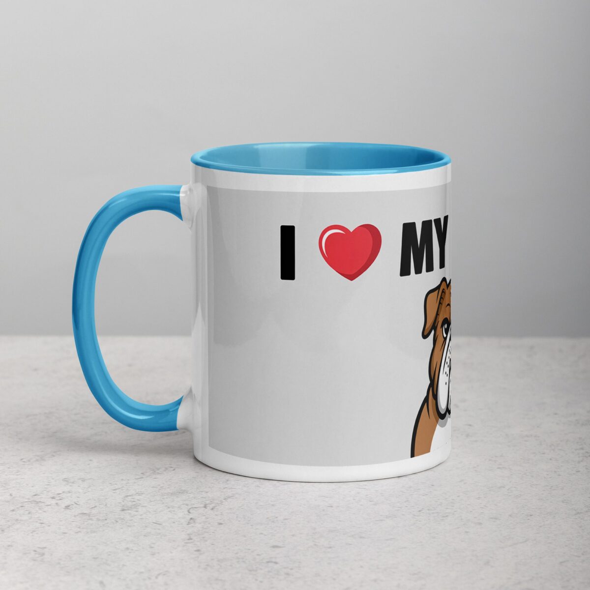 I ❤️ My Bulldog  Coffee Mug & Tea Cup - Image 14