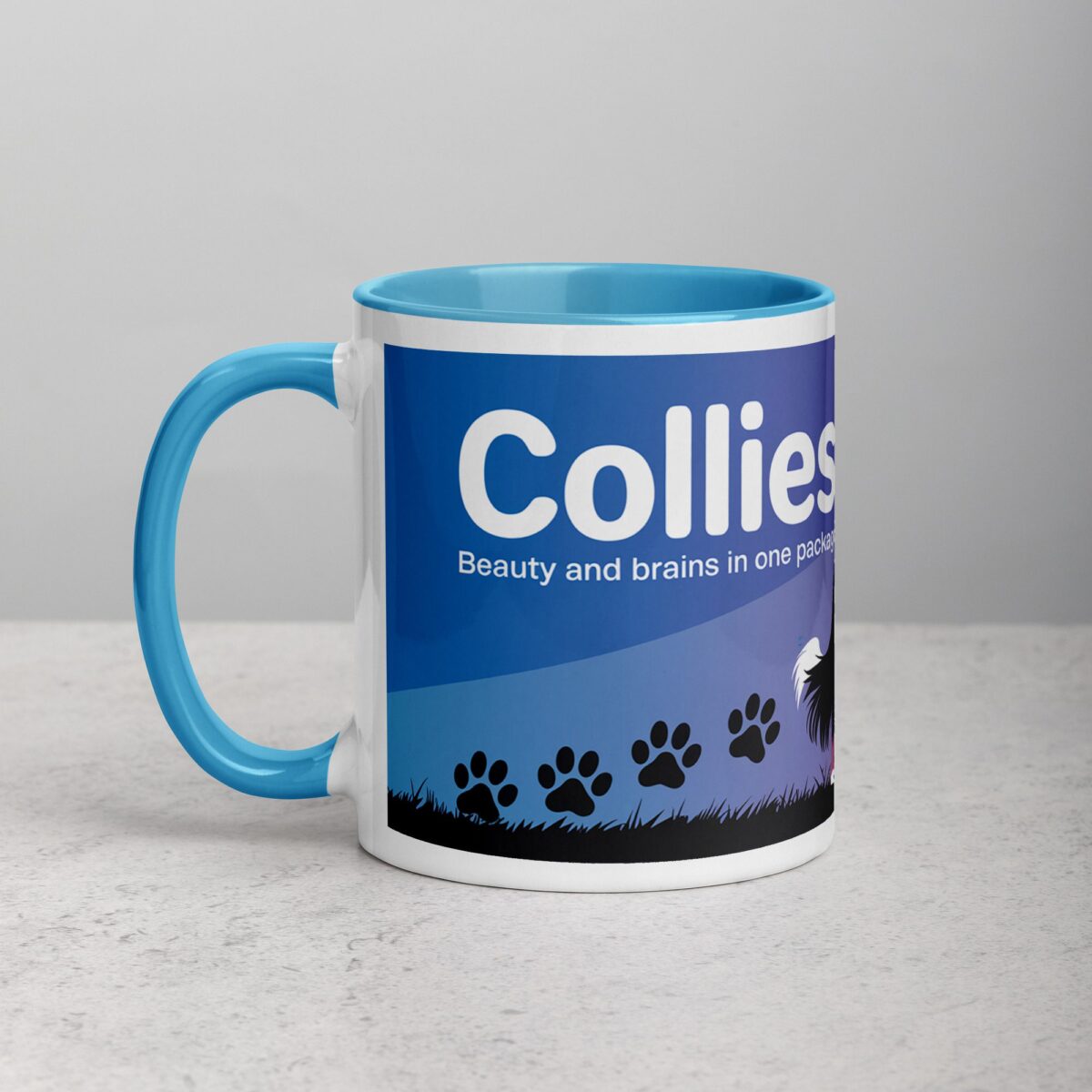 Collies: Beauty and Brains in One Package Coffee Mug - Image 14