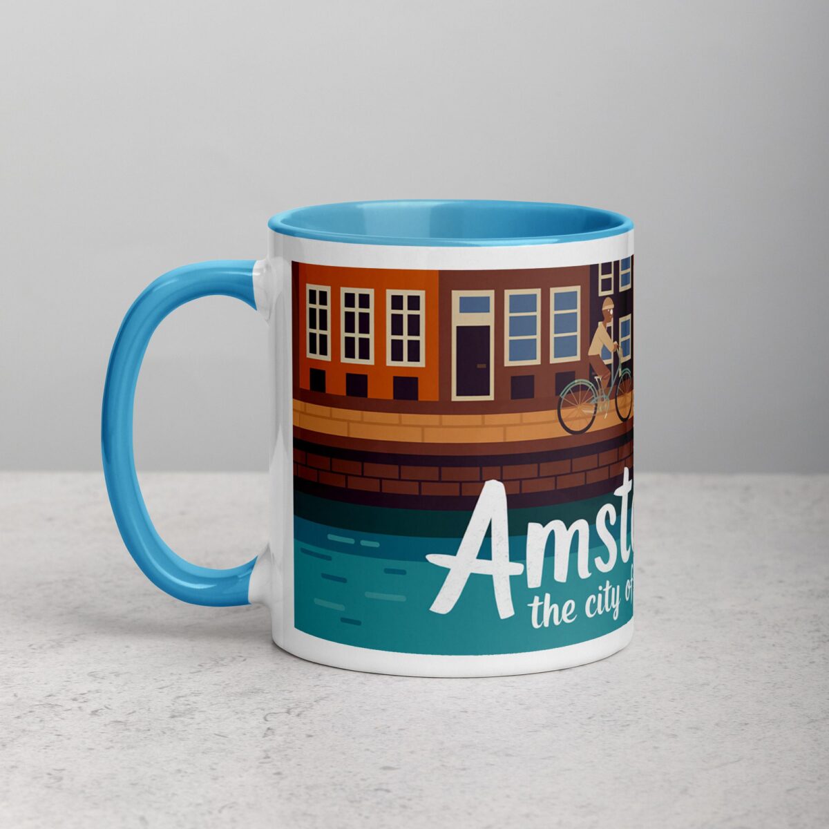 Amsterdam: The City of Bikes and Canals Coffee Mug - Image 14