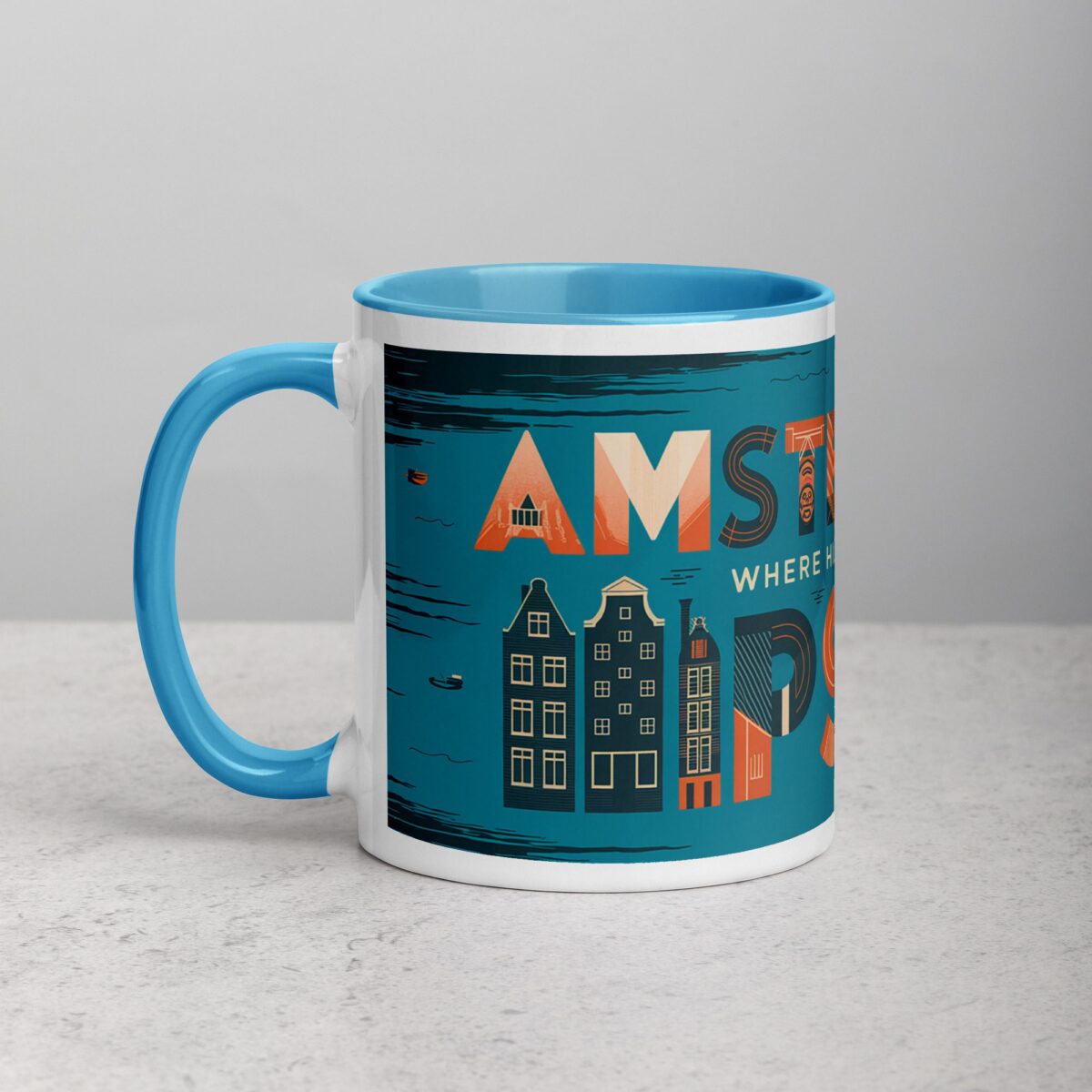 Amsterdam: Where History Meets Hipster Coffee Mug - Image 14