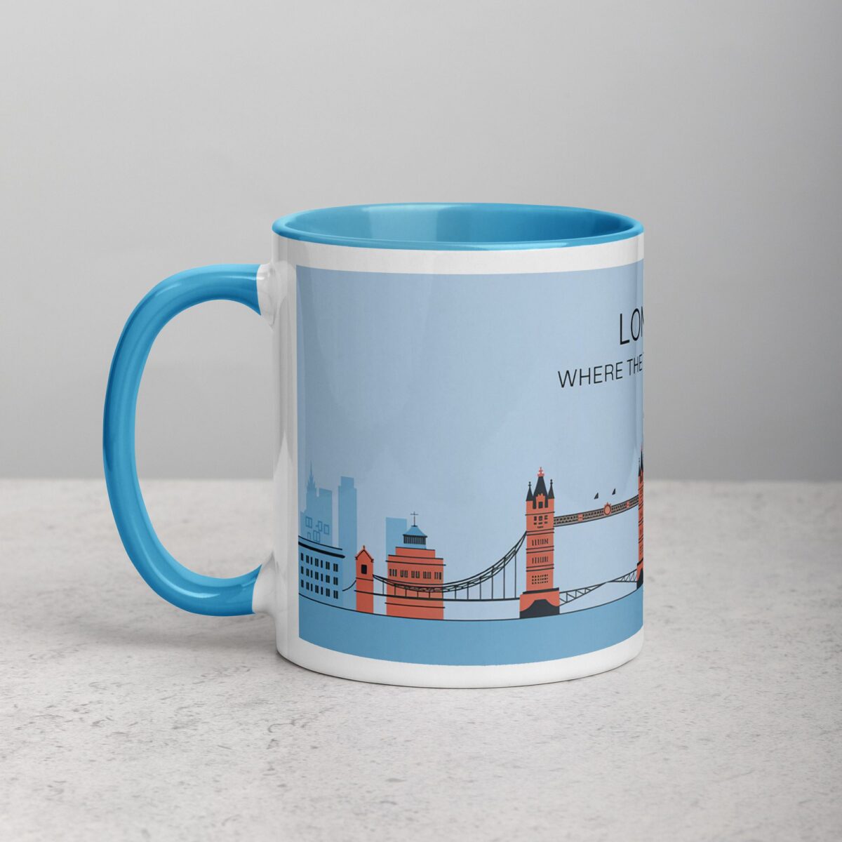 London: Where the Thames Flows Coffee Mug - Image 14