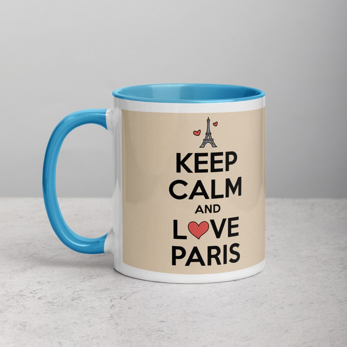 Keep Calm and Love Paris Coffee Mug & Tea Cup - Image 14