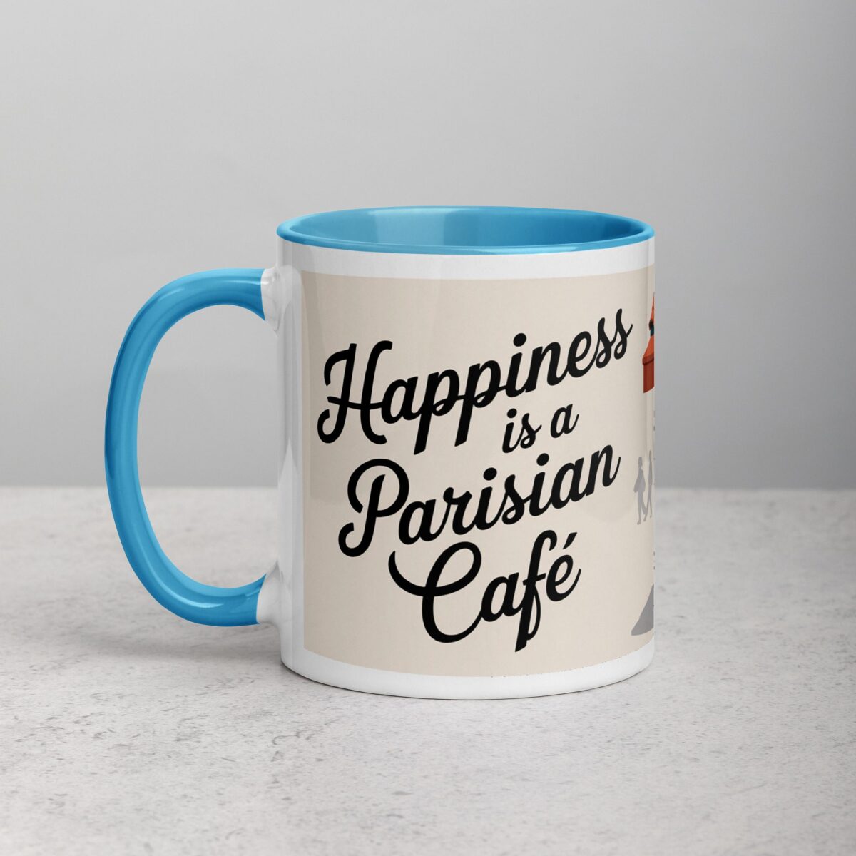 Happiness Is a Parisian Café Coffee Mug - Image 14