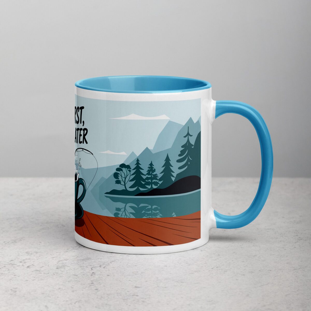 Cast First, Coffee Later Fishing Mug - Image 15