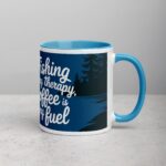 Fishing is My Therapy, Coffee is My Fuel Mug - Image 15