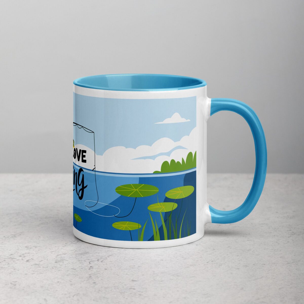 I Love Fishing Elegant Coffee Mug & Tea Cup - Image 15
