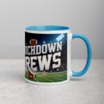 Touchdown Brews Football Coffee Mug - Image 15