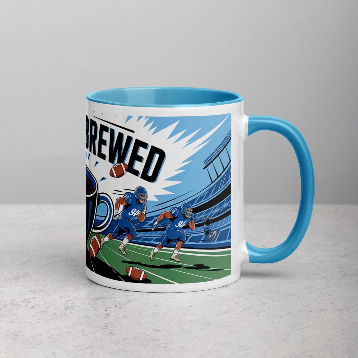Blitzed & Brewed Football Coffee Mug - Image 15