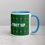 First Down, First Sip Football Coffee Mug - Image 15