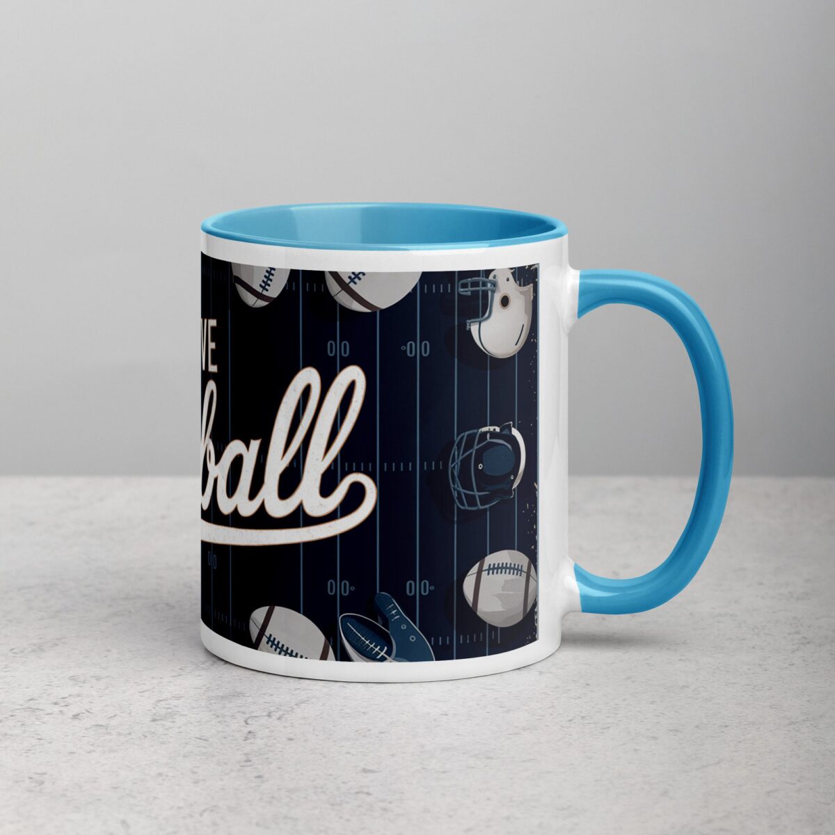 I Love Football Sophisticated Coffee Mug & Tea Cup - Image 15