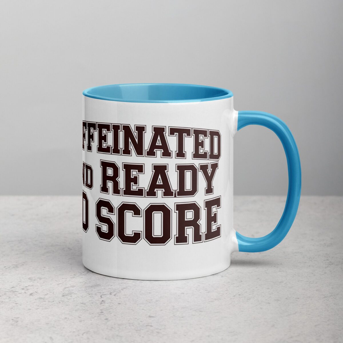 Caffeinated and Ready to Score Hockey Mug - Image 15