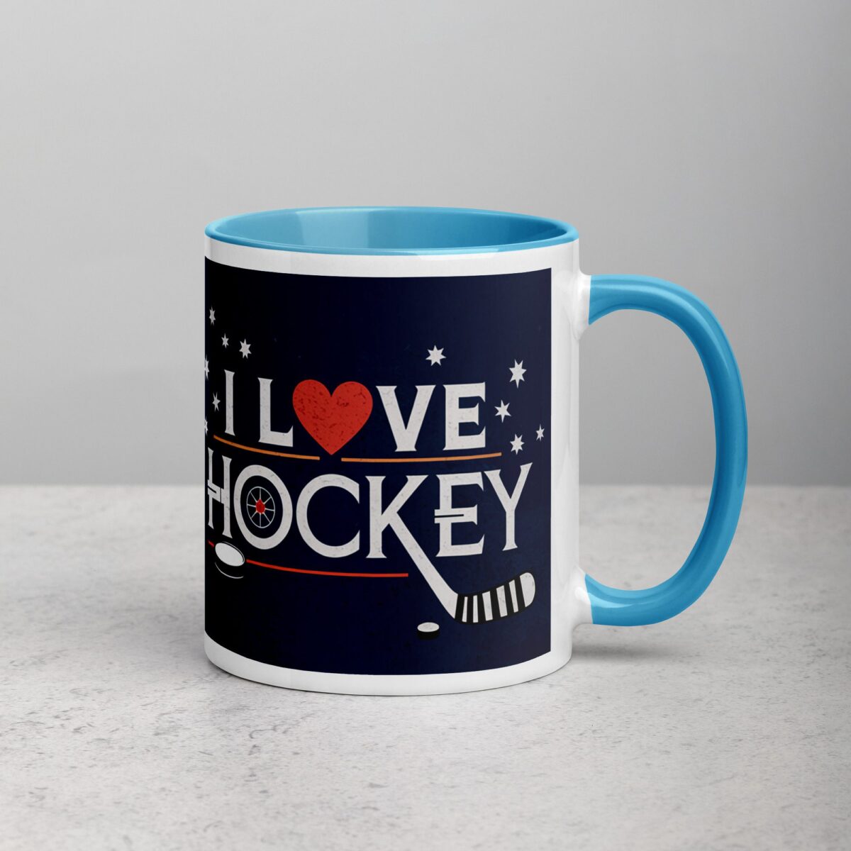 I Love Hockey Sophisticated Hockey Coffee Cup - Image 15