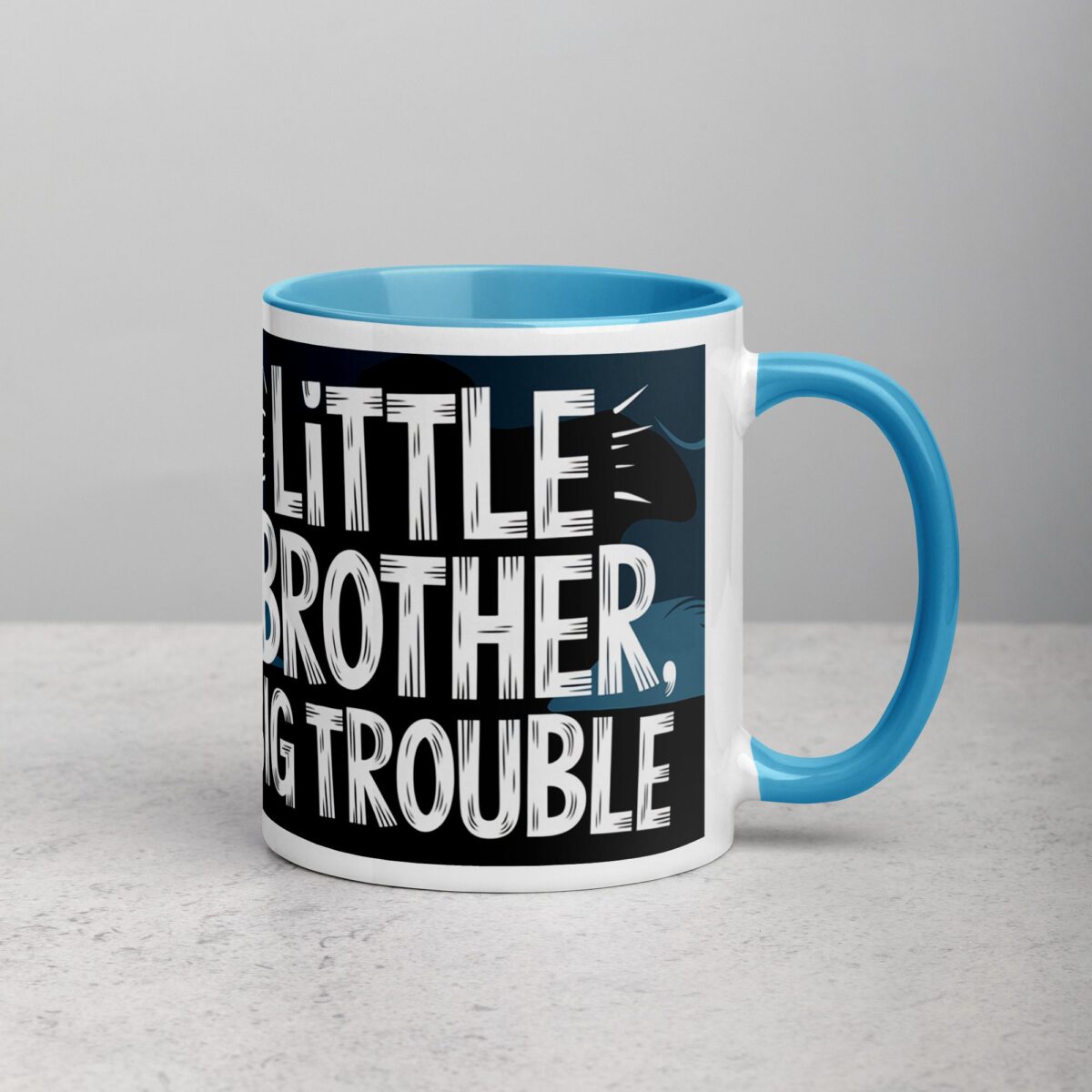 Little Brother, Big Trouble Coffee Mug - Image 15