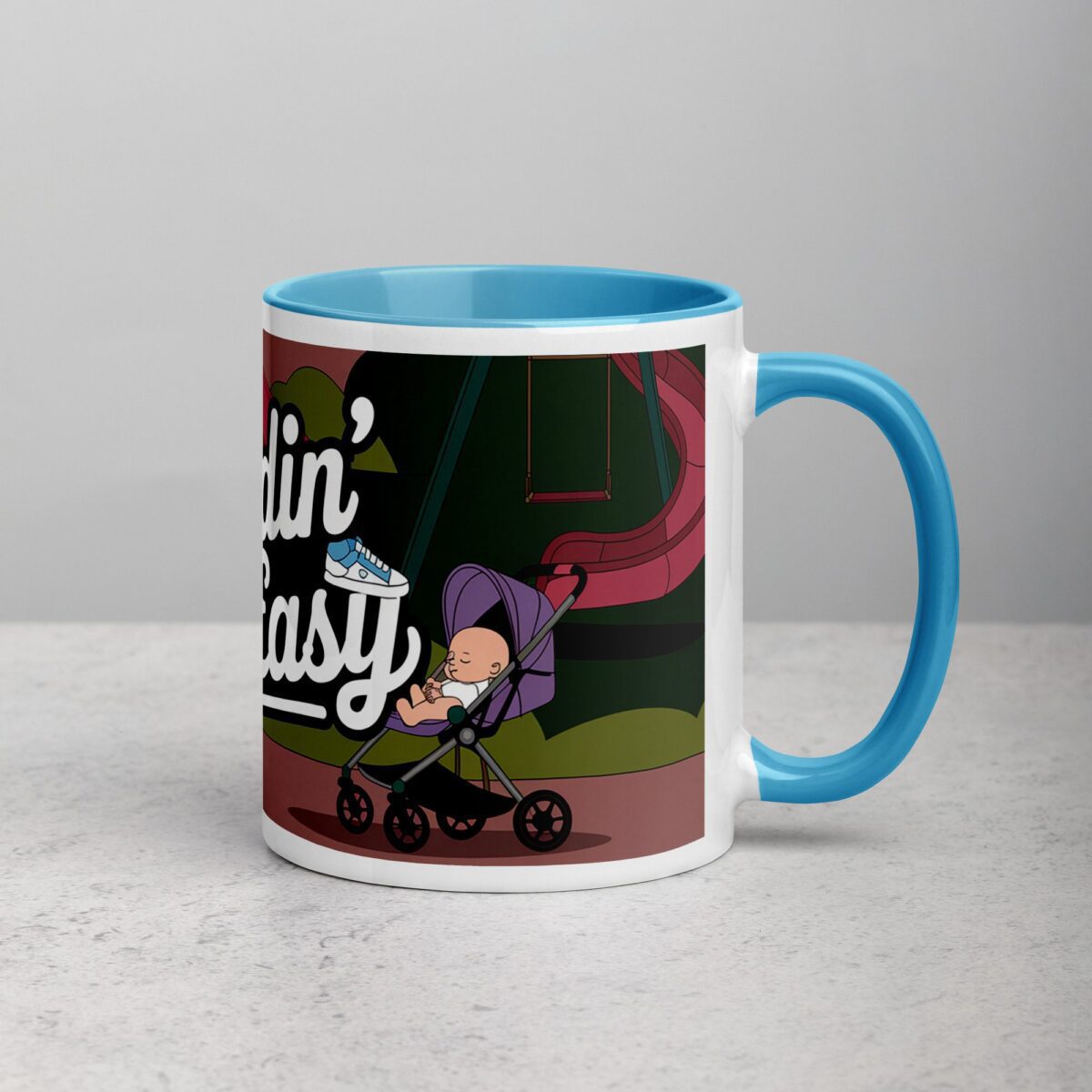 Daddin Ain't Easy  Coffee Mug & Tea Cup - Image 15