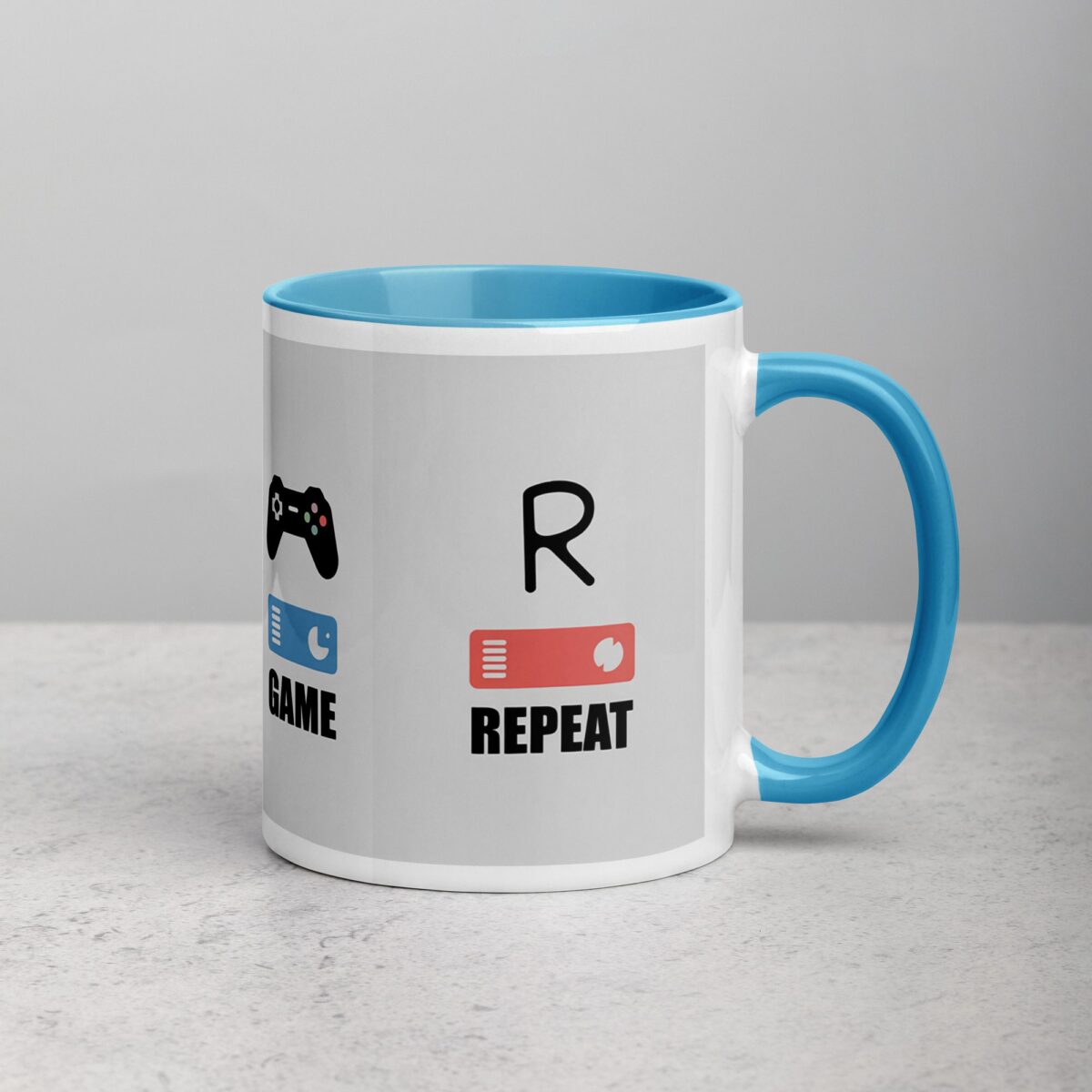 Eat, Sleep, Game, Repeat Gamer Coffee Mug - Image 15
