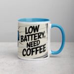 Low Battery, Need Coffee Gamer Mug - Image 15