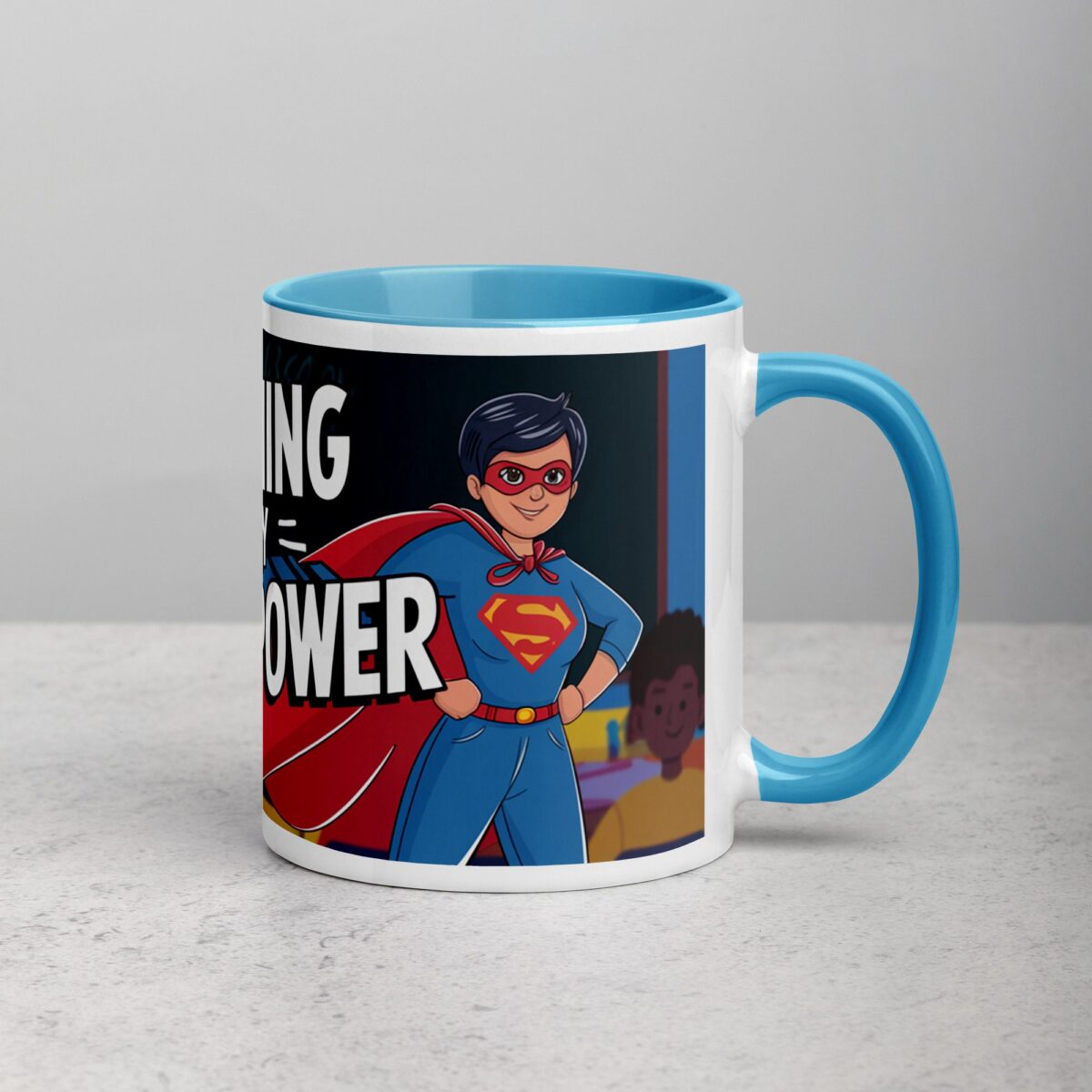 Teaching Is My Superpower Woman Coffee Mug & Tea Cup - Image 15