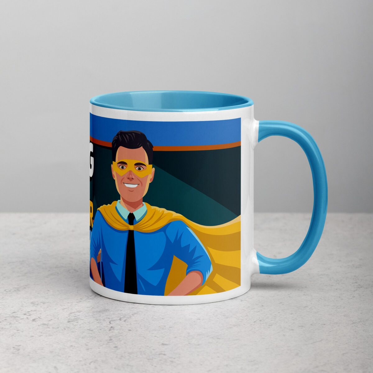 Teaching Is My Superpower Man Coffee Mug & Tea Cup - Image 15