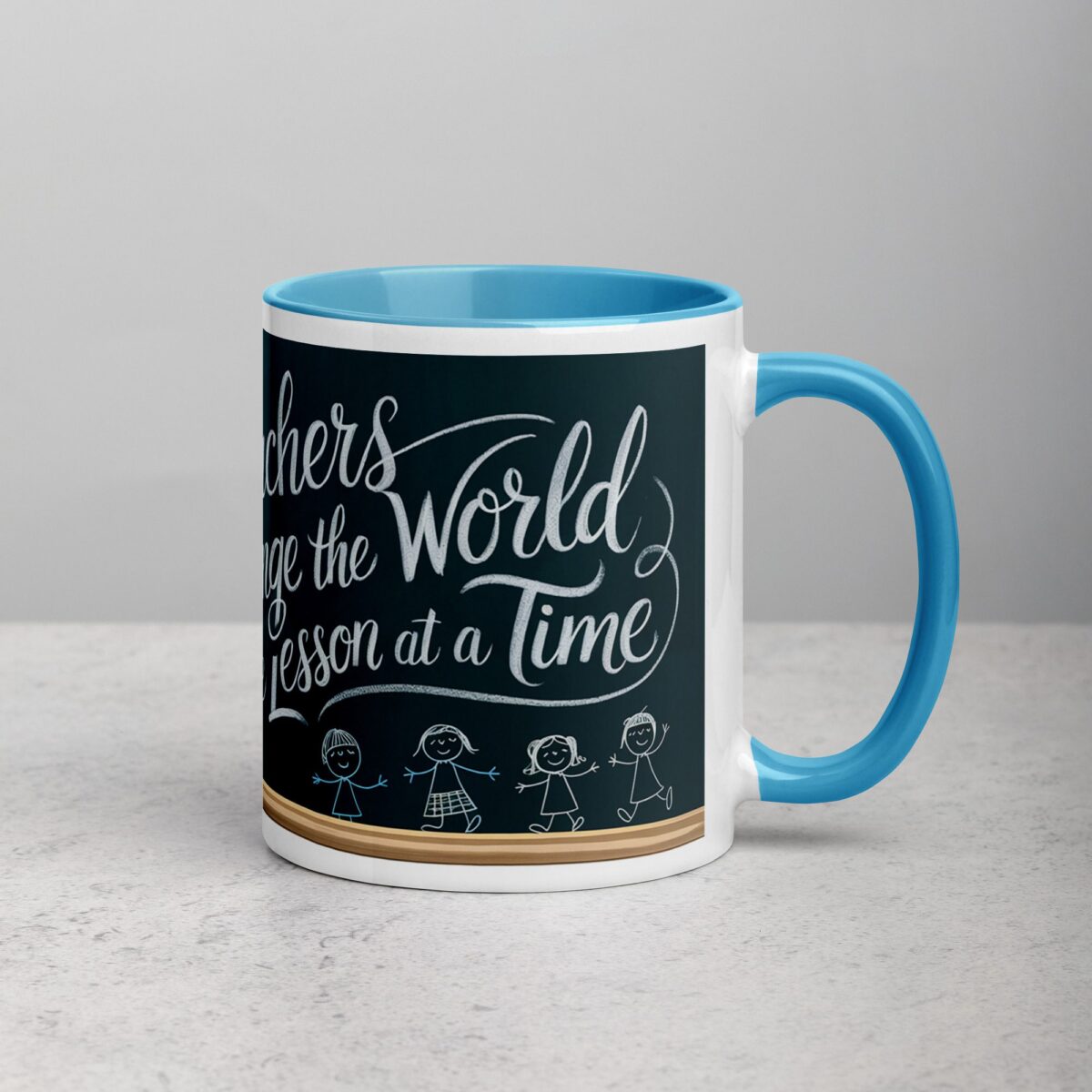 Teachers Change the World One Lesson at a Time Mug - Image 15