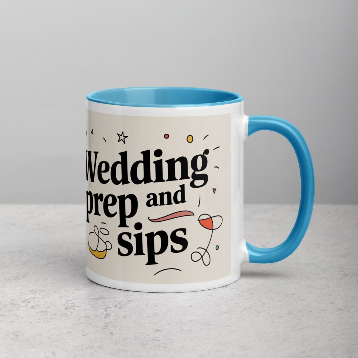 Wedding Prep and Sips Bridesmaid Mug - Image 15