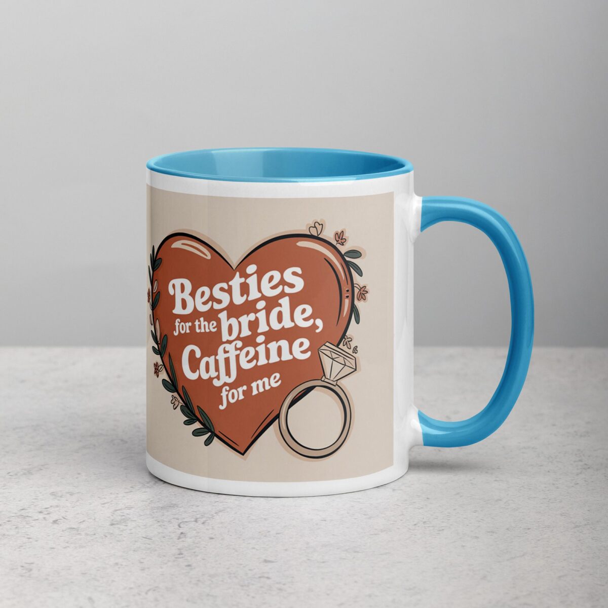 Besties for the Bride, Caffeine for Me Mug - Image 15