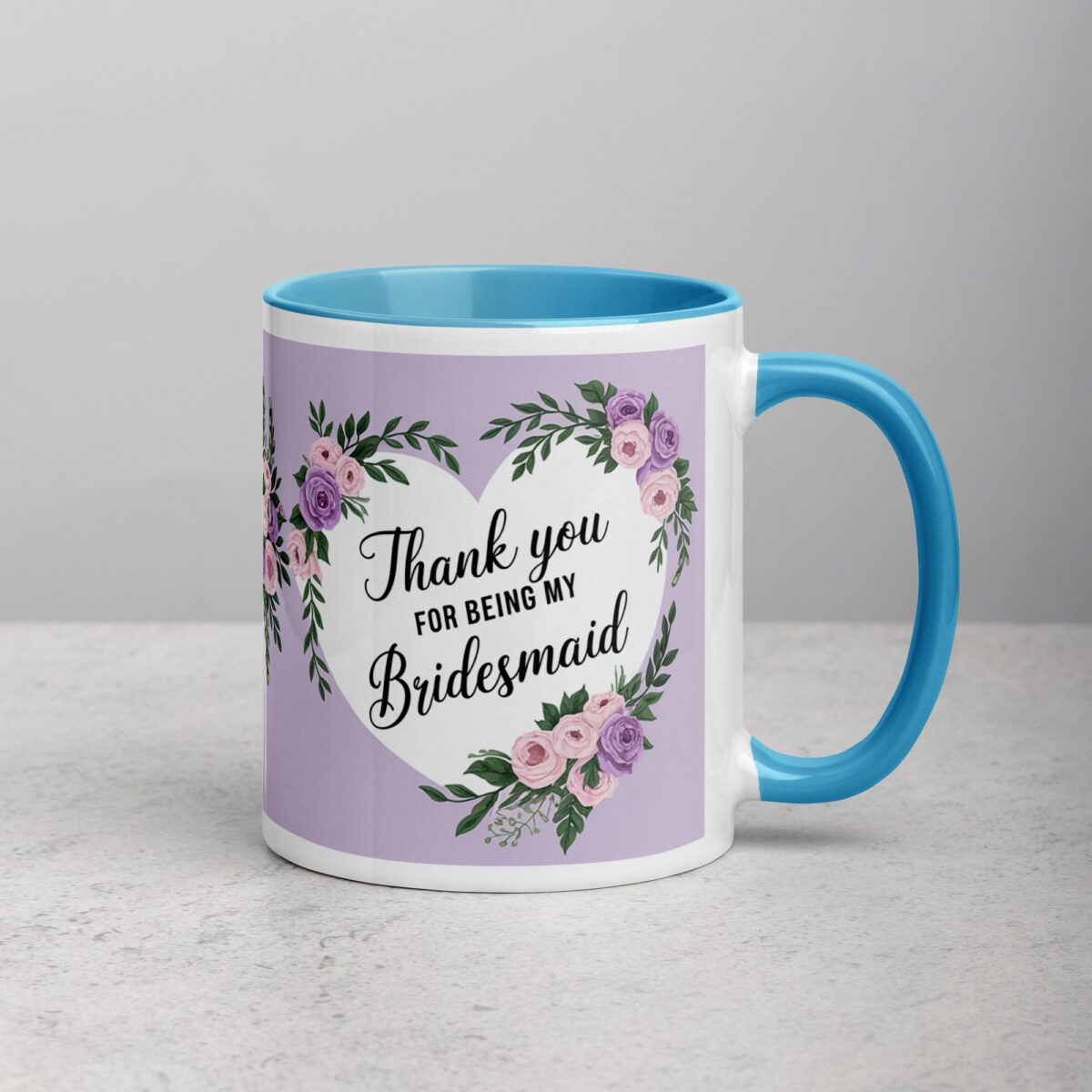 Thank You for Being My Bridesmaid Sophisticated Coffee Mug - Image 15