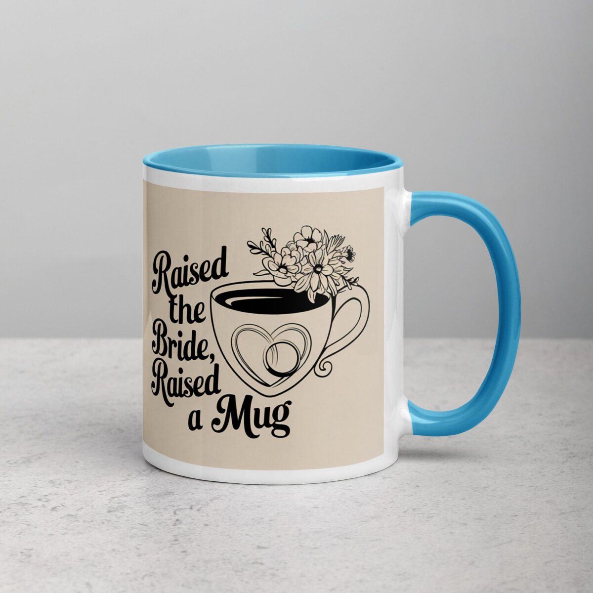 Raised the Bride, Raised a Mug Father of Bride Mug - Image 15