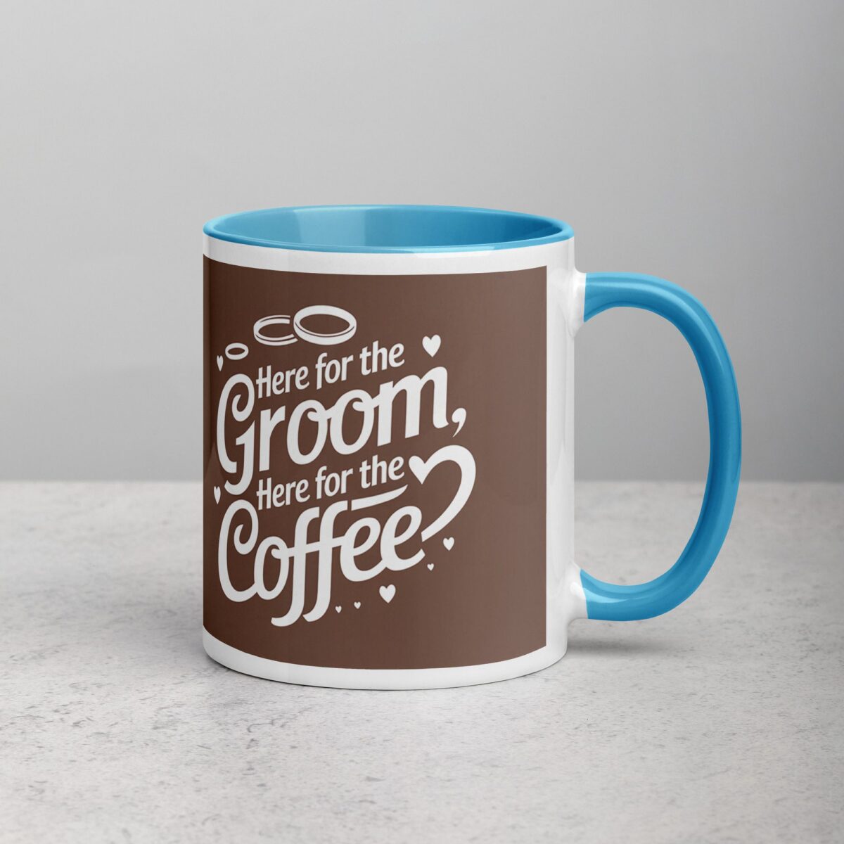 Here for the Groom, Here for the Coffee Wedding Mug - Image 15