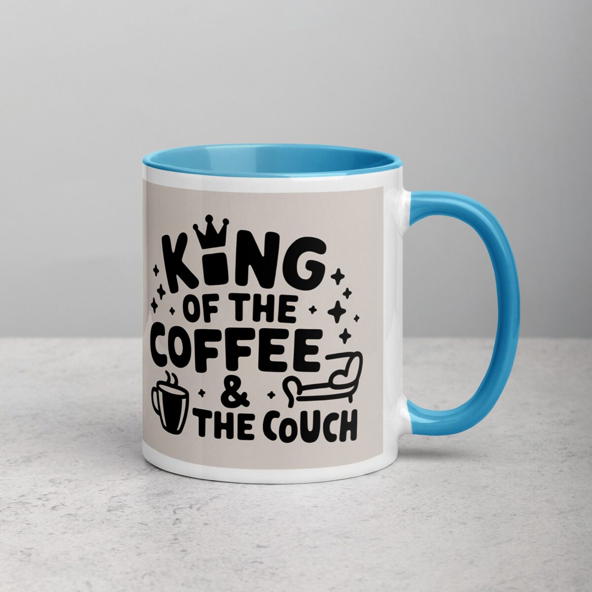 King of the Coffee & the Couch Husband Mug - Image 15