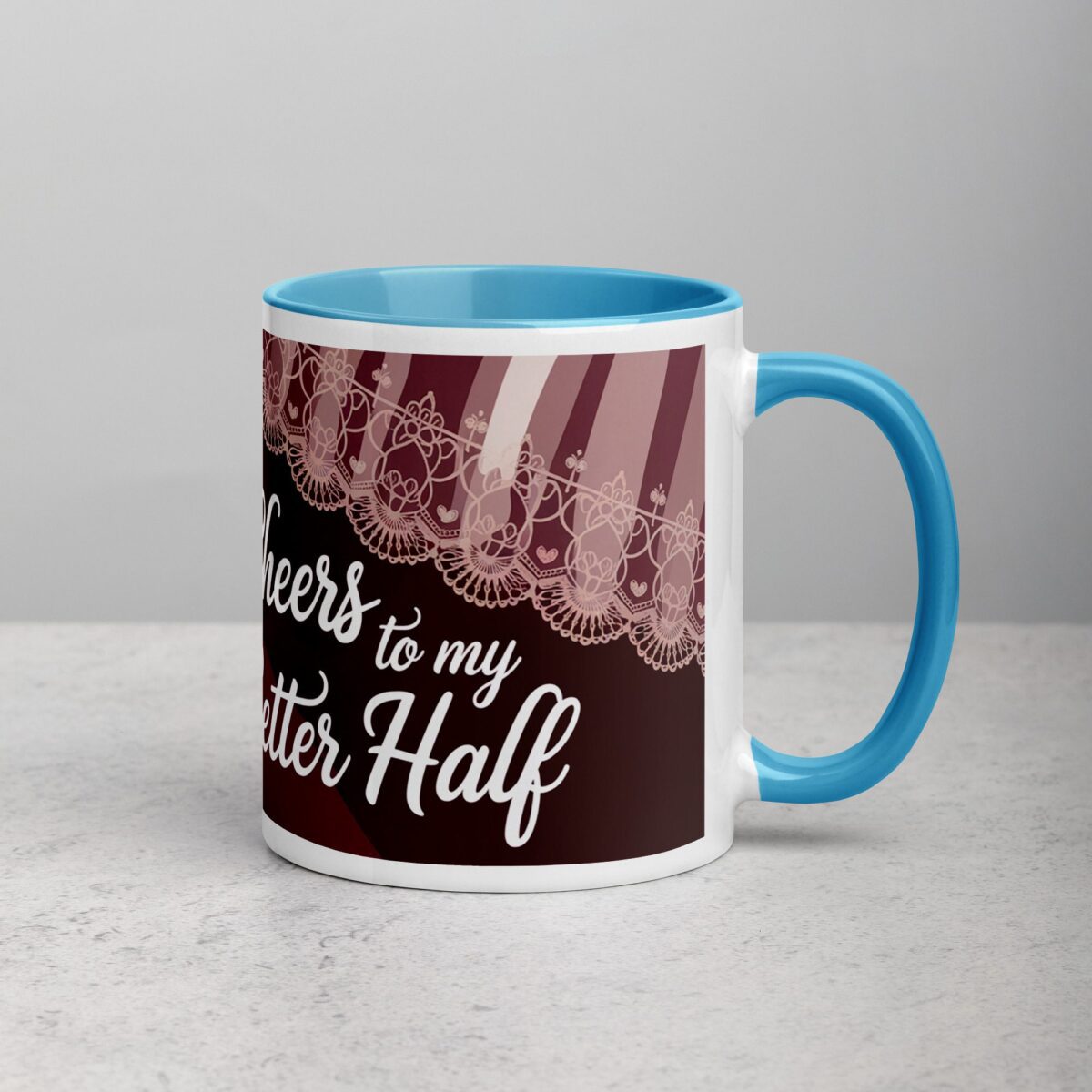 Cheers to My Better Half Husband Coffee Mug - Image 15