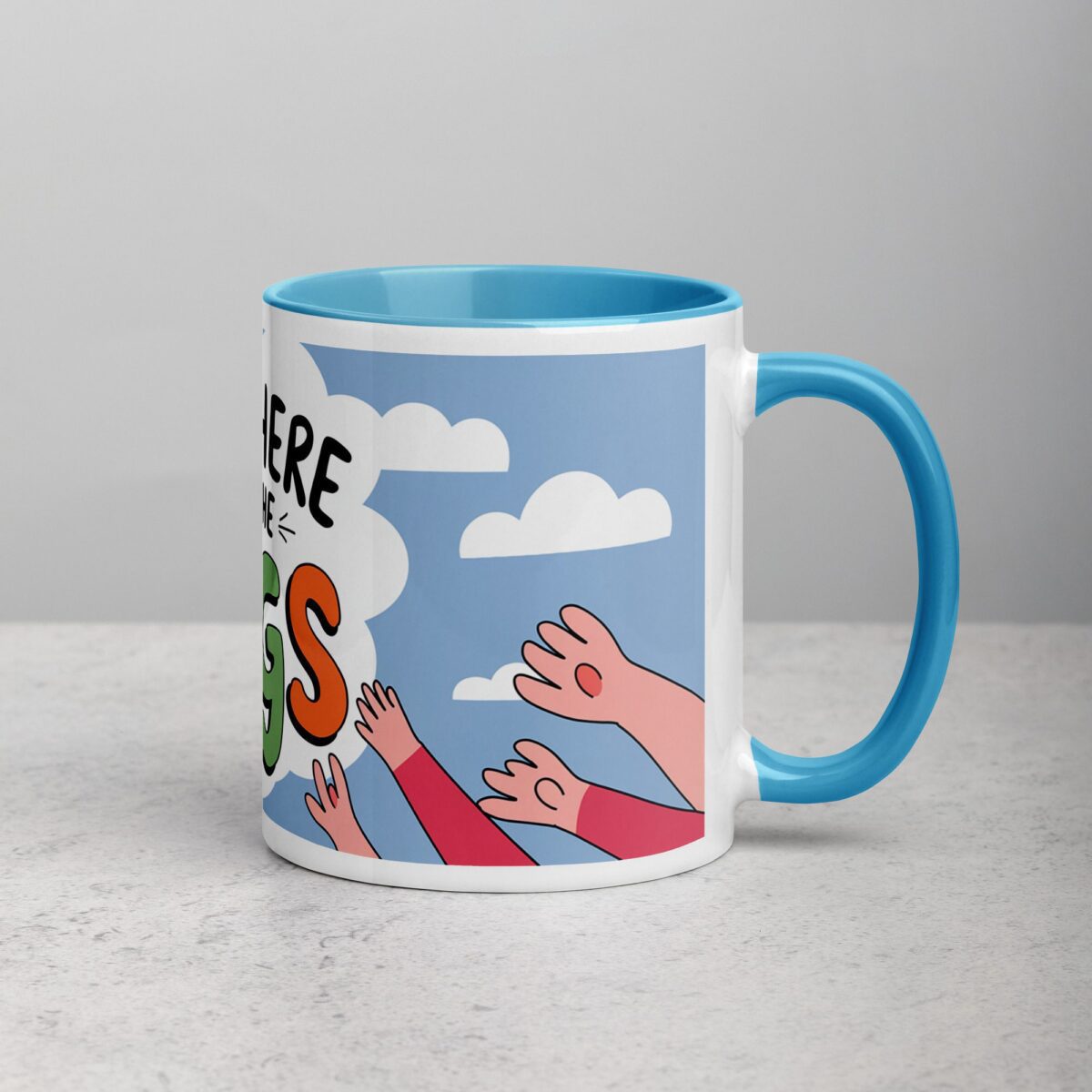 Just Here for the Hugs Coffee Mug - Image 15