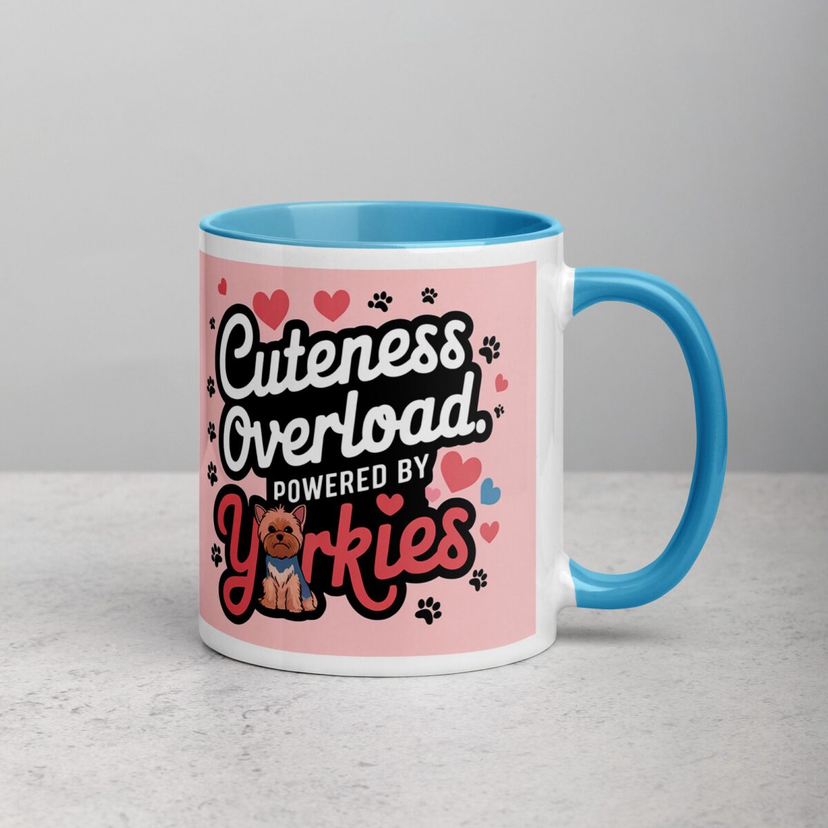 Cuteness Overload: Powered by Yorkies Coffee Mug - Image 15